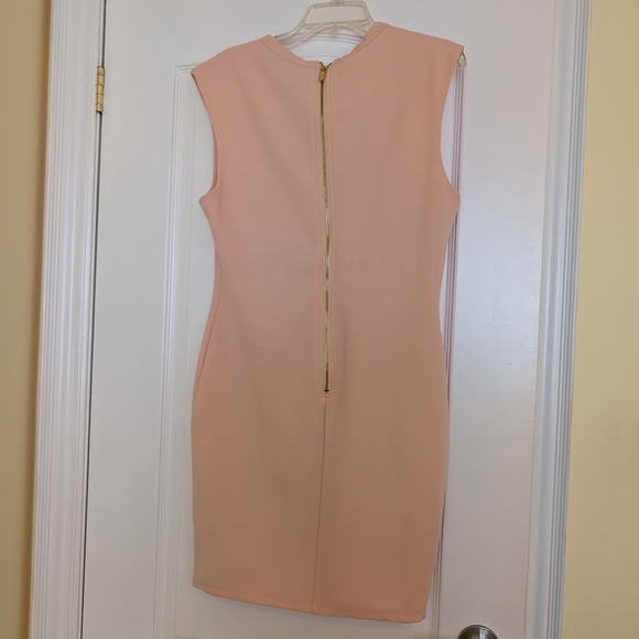 Kardashian Kollection Pink Sleeveless Dress Size Large - Picture 7 of 8